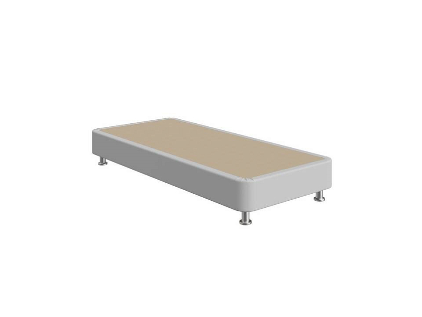 Кровать BoxSpring Home 80x200 Экокожа Белый - Кровать с простой усиленной конструкцией