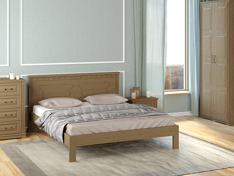 Кровать 200х210 Milena-М-тахта - Кровать в классическом стиле из массива.