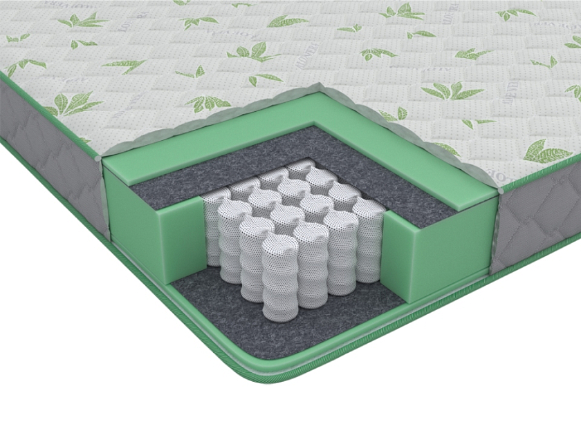 Матрас Dröm Eco 120x200 Трикотаж Aloe Vera (100) - Двусторонний матрас комфортной средней жесткости